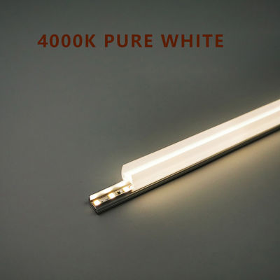 Luz de pantalla LED de estante de vidrio único con atenuación de blanco cálido y temperatura de color de 3500K