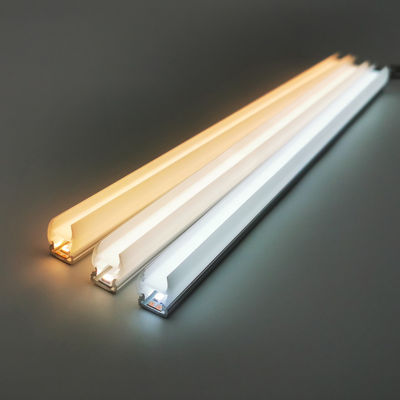 Lámparas LED de estante de vidrio único en blanco cálido para estanterías de venta minorista