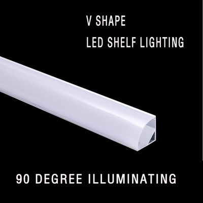 Lámparas de gabinete LED de aluminio anodizado moderno montadas en superficie