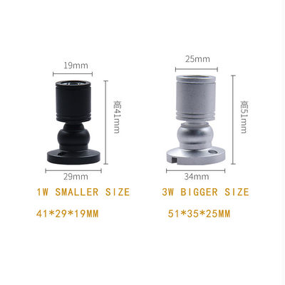 3W luz LED moderna con temperatura de color ajustable