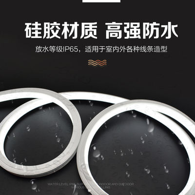 1000lm DC 12V IP55 Silicón LED luz de banda para el exterior / interior