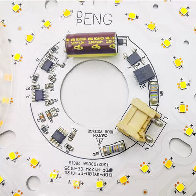 125mm AC220V 110V Placa de PCB redonda 22W módulo LED sin conductor para el ventilador LED