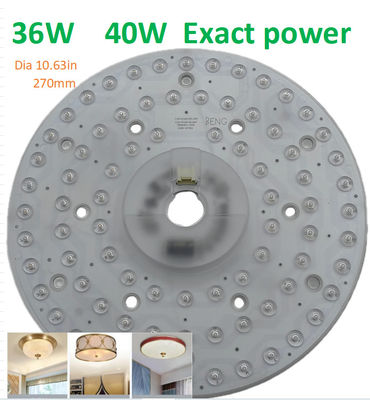 Luz de techo redonda LED de 270 mm con regulación de luz de reemplazo 120v Aluminio con certificado FCC,ETL,CB,CE,LVD,EMC