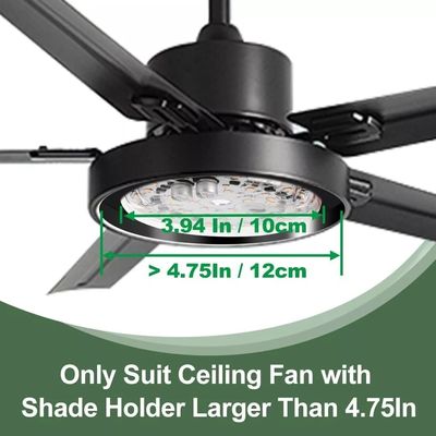 120V 15W Dia sin conductor 100mm luz LED para luz de ventilador LED con certificado ETL