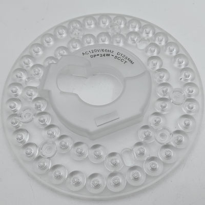 Dia125mm 4.9 pulgadas 24W LED de ventilador de techo luz Kit de remodelación Kit de reemplazo de luz de techo 5CCT 3000K 3500K 4000K 5000K 6000K ajustable 12W 18W 24W Switch, 2800LM 120V ETL 2 4 Watts