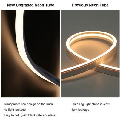 Luces de banda de neón de diodo flexible de silicona 2700k-5700k de neón RGBW LED Luces de neón