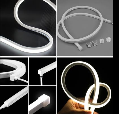Luces de banda de neón de diodo flexible de silicona 2700k-5700k de neón RGBW LED Luces de neón