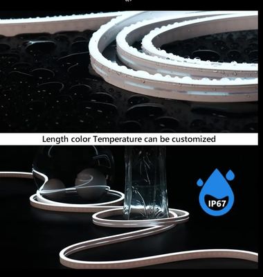 Luces de banda de neón de diodo flexible de silicona 2700k-5700k de neón RGBW LED Luces de neón