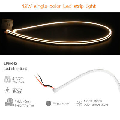 24V/12V.DC 10W Banda de luz de neón flexible personalizada para decoración de salas de techo
