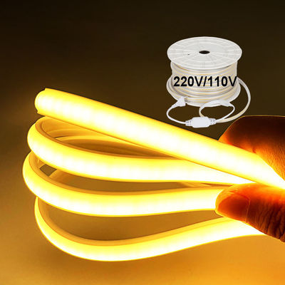 110V 220V Correa de luz LED a prueba de agua con pegamento de PVC personalizable Azul / Hielo Azul / Blanco / Verde / Púrpura / Dorado / Rosa