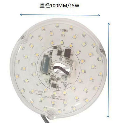 Dia100mm Placa de PCB redonda 12w 15w AC 110V 120V 230V 3.93' Kit de luz de remodelación para el techo Luz de reflujo Ventilador de techo Panel de reemplazo de luz PCB 15W 90 Dimmable