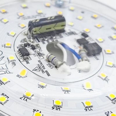 Motor de luz LED de 15W 100MM para comedor Kit de remodelación de panel de ventilador de techo de 120V con módulos DOB