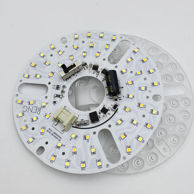 5CCT 18W/24W DIP Switch Ventilador de luz de techo con Witch Power reemplaza el módulo LED 120V Kit de actualización del panel del ventilador de techo con módulos DOB