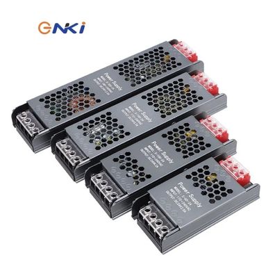 Fuente de alimentación ultra delgada y delgada 12V / 24V 60W 100W 150W Conducedor LED Fuente de alimentación de conmutación para caja de estaño de luz de tira LED