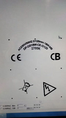 Reemplazo de la luz del ventilador de techo LED: nuevos productos: dia125mm color único 2700K, certificación CE ROHS ERP aprobada