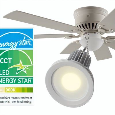 Reposición de luz LED de ventilador de techo con certificación Energy Star 3000K