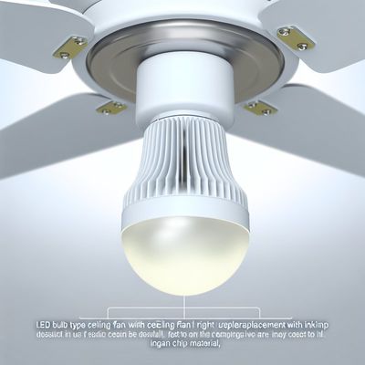 Sustitución de la luz del ventilador de techo LED con chip INGAN, 1200 lumens, 3000K