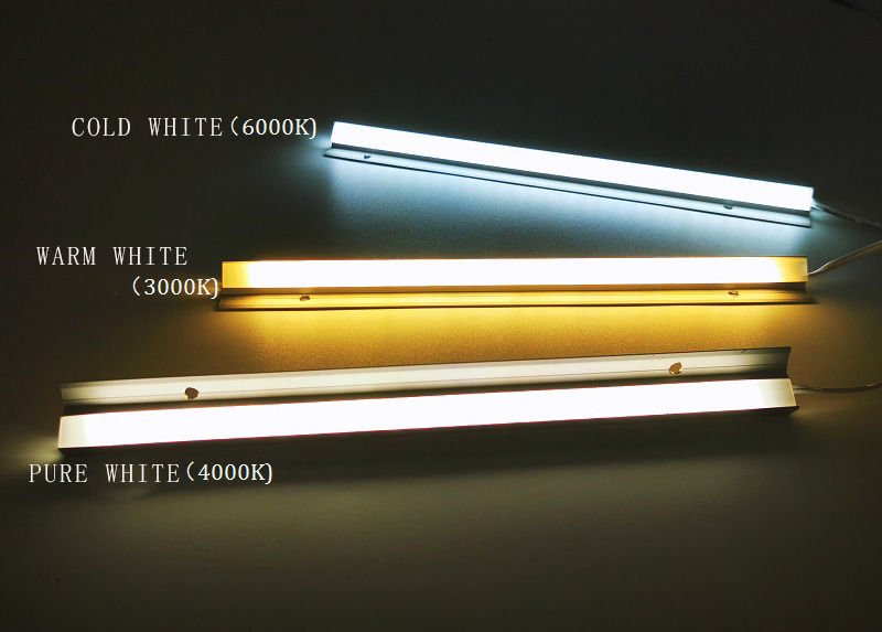 Bajo el gabinete LED banda Sensor de movimiento Disminuible Recargable Aluminio inalámbrico LED lámparas de gabinete