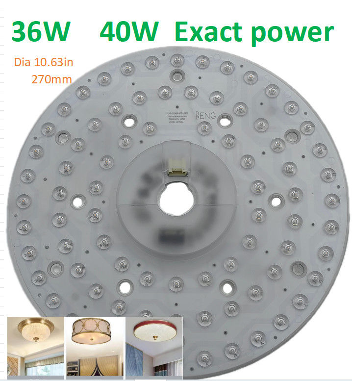 10.63" 270mm redondo LED de luz de techo de reemplazo de 120v LED kit de luz para el techo con certificado FCC,ETL,CB,CE,LVD,EMC