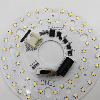 Dia125mm 4.9 pulgadas 24W LED de ventilador de techo luz Kit de remodelación Kit de reemplazo de luz de techo 5CCT 3000K 3500K 4000K 5000K 6000K ajustable 12W 18W 24W Switch, 2800LM 120V ETL 2 4 Watts