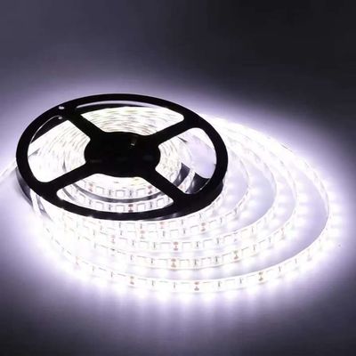Lámparas de banda LED flexibles 600 unidades LEDs LEDs resistentes al agua 12 voltios LED Light Strips Pack de 16,4 pies/5m para fiesta en casa de vacaciones Decoración interior exterior resistente al agua Blanco 1 Pack