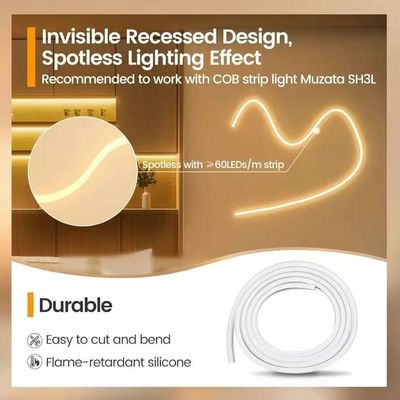 Decoración DIY Tubos de luz de banda de neón RGB 12v 24v SFlexible Luz de banda de neón para decoración de vacaciones Silicona IP67 Inodoro Luz de neón exterior