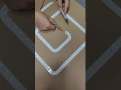 Accesorios de iluminación SMD módulo de PCB LED 230v módulo de iluminación LED de lente cuadrada de reemplazo para paneles de techo